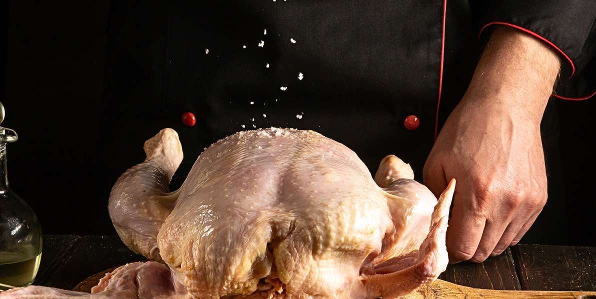Preparación de pollo, fotografía de la firma corporativa de Galpro